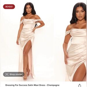 New Gorgeous Silk Gown